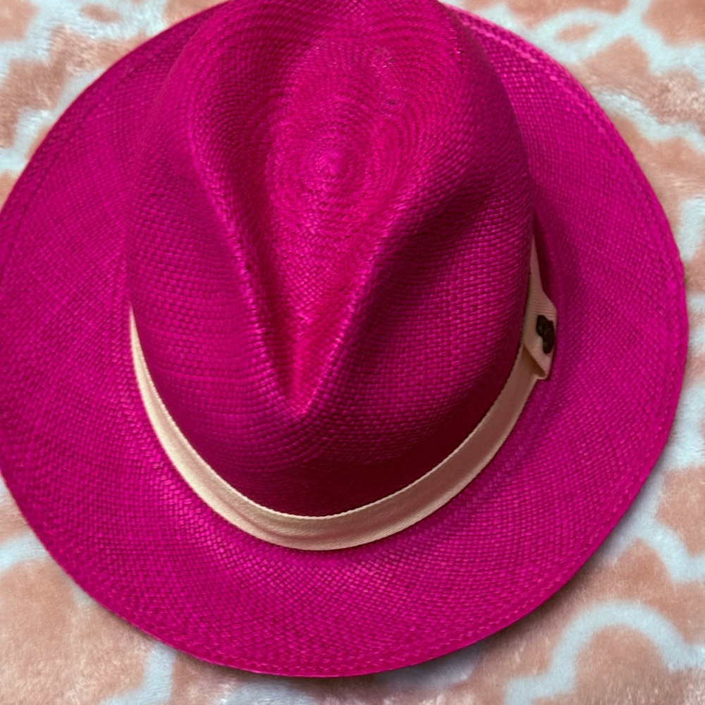 Vibrant Fuchsia Fedora Hat